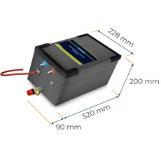 Miniature Chauffe-eau 9L 2 résistances 230V 500W / 12V 200W - PUNDMANN N° 1