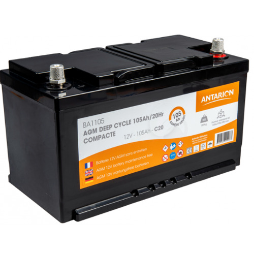 Batterie AGM DEEP CYCLE COMPACT 105Ah - ANTARION