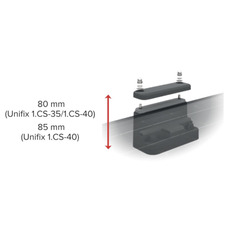 Miniature Kit de 2 fixations latérales UNIFIX 1.CS40 UNITECK N° 3