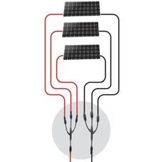 Miniature KIT CONNECTEURS SOLAIRES PARALLELE 3 PANNEAUX - 40A - UNITECK N° 1