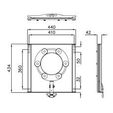 Miniature Embase passager ou conducteur pour Ducato X250 / X290 - CTA N° 1