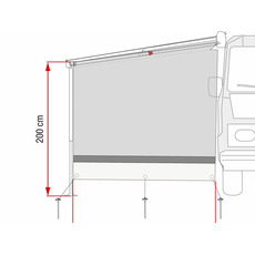 Miniature Sun View Side F35 Pro Caravanstore - FIAMMA ATTENTION PRODUIT NEUF AVEC UN DEFAUT D'ASPECT SUITE A UN SINISTRE TRANSPORT - PRODUIT NEUF JAMAIS UTLISE N° 1