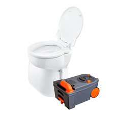 Miniature TOILETTES À CASSETTE C263-S CÉRAMIQUE - THETFORD ATTENTION PRODUIT NEUF AVEC UN DEFAUT D'ASPECT SUITE A UN SINISTRE TRANSPORT - PRODUIT NEUF JAMAIS UTLISE N° 0