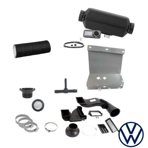 Kit chauffage Volkswagen T5 / T6 possédant un réchauffeur Webasto d'origine - montage extérieur