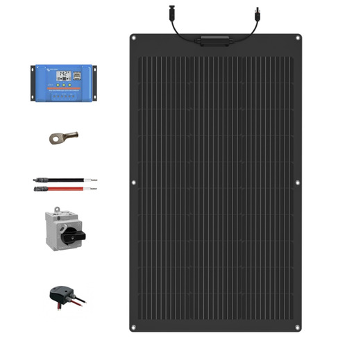 Kit solaire véhicule pour Hivernage Victron / Ecoflow 100W souple