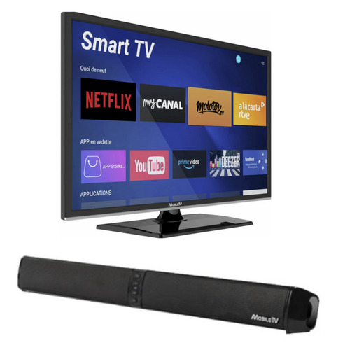 Téléviseur Smart Silverline HD DVD webOS Hub 55cm/22 pouces MobileTV + BARRE DE SON OFFERTE - MOBILE TV