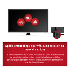 Miniature Téléviseur Smart Silverline HD DVD webOS Hub 55cm/22 pouces MobileTV + BARRE DE SON OFFERTE N° 4