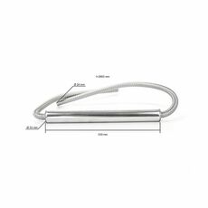 Miniature Silencieux d'échappement avec tuyau ⌀ 24 mm - AUTOTERM ATTENTION PRODUIT NEUF AVEC UN DEFAUT D'ASPECT SUITE A UN SINISTRE TRANSPORT - PRODUIT NEUF JAMAIS UTLISE N° 1