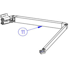 Miniature Bras à ressort gauche pour store Thule Omnistor 5102 / VW California. - THULE N° 0