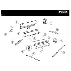 Miniature Pied de store 5102 / VW California V2 2.60m XL - THULE N° 1