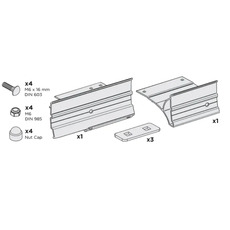 Miniature Kit adaptateurs 5102 T5 T6 (conduite à droite) - THULE N° 1