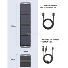 Miniature Panneau Solaire Portable | 200W - UGREEN N° 1