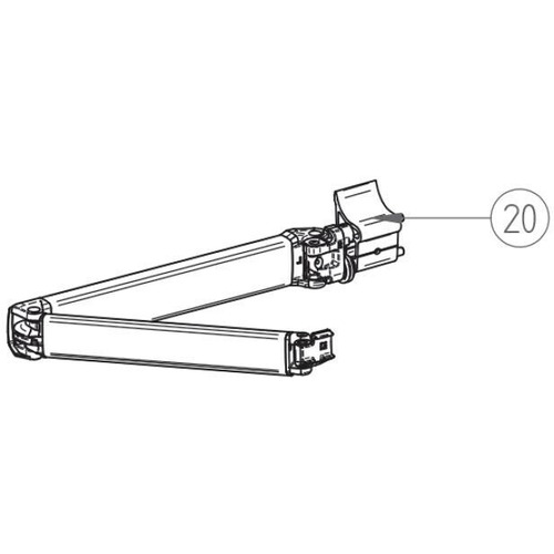 Bras à ressort droit complet pour store Omnistor 5003 (1,90 m)- THULE