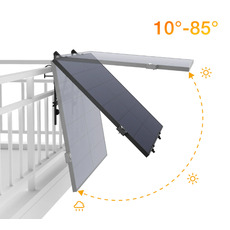 Miniature Tracker solaire 1 axe - ECOFLOW N° 1