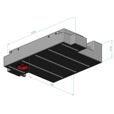 Miniature Réservoir d'eau usée 100L | Sprinter / Crafter - APLAST N° 4