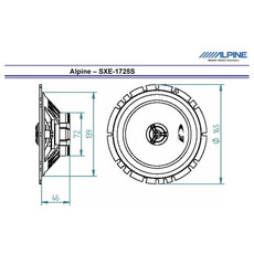 Miniature Haut parleurs 16.5 cm SXE1725S- ALPINE N° 1