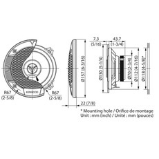 Miniature Haut-parleurs KENWOOD - 2 voies 13 cm 260W KFC-S1366 N° 1