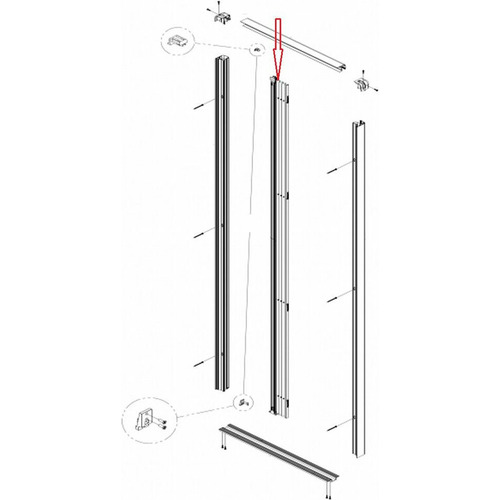 Moustiquaire pour Porte Cellule CaraD-R (version Droite) - DOMETIC