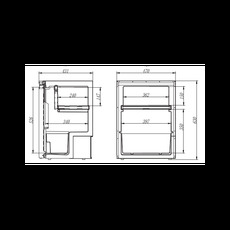 Miniature Réfrigérateur à compression MC-65L - MC CAMPING - ATTENTION PRODUIT NEUF AVEC UN DEFAUT D'ASPECT SUITE A UN SINISTRE TRANSPORT - PRODUIT NEUF JAMAIS UTLISE N° 1