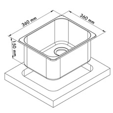 Miniature Evier incliné Vanstream - CARBEST N° 1