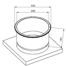 Miniature EVIER ENCASTRABLE ROND 330 mm, hauteur 180 mm - CARBEST N° 1