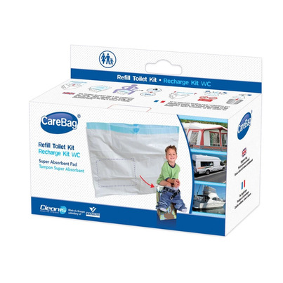 CAREBAG - Recharge pour kit toilettes sèches - CLEANIS