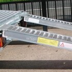 Miniature Jeu de 2 rampes alu renforcées droites avec crochet sans rebords - 2m50 - 2900 kg N° 0