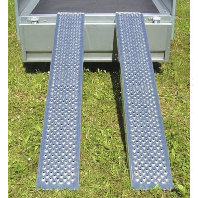 Jeu de 2 rampes alu droite perforée 2m50 - 800kg - TRAILERS EQUIPMENT