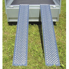 Miniature Jeu de 2 rampes alu droite perforée 2m50 - 800kg N° 0