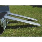 Miniature Jeu de 2 rampes alu droite perforée 2m50 - 800kg N° 6