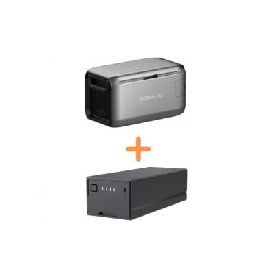 KIT Glacière TOUT-EN-UN 55L + EXTRA BATTERIE - EcoFLOW