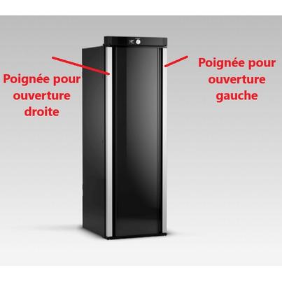 Poignée ouverture gauche pour réfrigérateur RML10.4 / RML10.4T – DOMETIC (réf. 289080155)