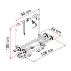 Miniature PORTE-VELOS XL A PRO 200 - 2 VELOS - DEEP BLACK - FIAMMA N° 2