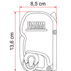 Miniature STORE F45S 3.75M METRES BOITIER POLAR WHITE TOILE DELUXE GREY - FIAMMA N° 1