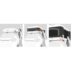 Miniature Tente de toit Air-Sky 360° - LARGE - 215 X 165 - COQUE NOIRE - AUTOHOME N° 17
