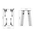 Miniature TABLE DE CAMPING INTEGREE A LA PORTE COULISSANTE - TANSPORTER  T5 & T6  - GRISE VW  N° 7