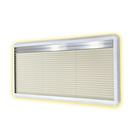 Miniature CADRE INTERIEUR AVEC STORE OCCULTANT & MOUSTIQUAIRE - 850 X 450- AVEC LED - MASIS N° 2