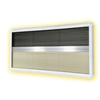 Miniature CADRE INTERIEUR AVEC STORE OCCULTANT & MOUSTIQUAIRE - 850 X 450- AVEC LED - MASIS N° 5