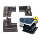 Miniature Kit cornières d’angle panneau solaire - Noir  - MASIS N° 2