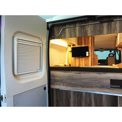 ATTENTION Produit Reconditionné - Panneau habillage de paroi intérieure - PORTE ARRIERE GAUCHE + DROITE - EFFET lisse -Ducato, Boxer, Citroën - MASIS