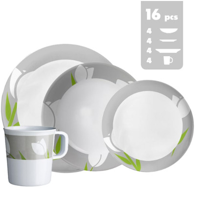 Set de vaisselle -  TULIP - BRUNNER -