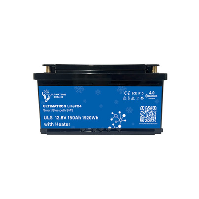 Batterie Lithium 150Ah 12V LiFePO4 sous le siège-Bluetooth-BMS-CHAUFFANTE Ultimatron