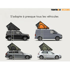 Miniature Tente de toit - CARGO 2.0 - ANTHRACITE - TentBox N° 1