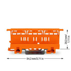 Miniature Adaptateur de fixation - 221-510 - WAGO N° 1