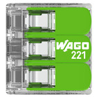 Miniature Borne de raccordement 3 câbles avec levier - A L'UNITE - 221-423 - WAGO N° 5