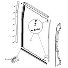 Miniature EMBOUT INFÉRIEUR DROIT POUR PORTE MOUSTIQUAIRE - DOMETIC N° 2