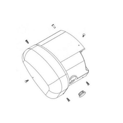 COUVERCLE POUR MOTORKIT -  F65S - BLANC - FIAMMA