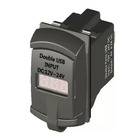Miniature Prise double USB et voltmètre intégré N° 2