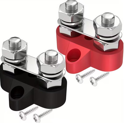 Paire de Goujon double borne M8  -  80A - 48V