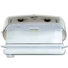 Miniature Lanterneau 40x40 motorisé avec ventilation intégrée, store et moustiquaire - TRANSPARENT - EXTRAFAN N° 1